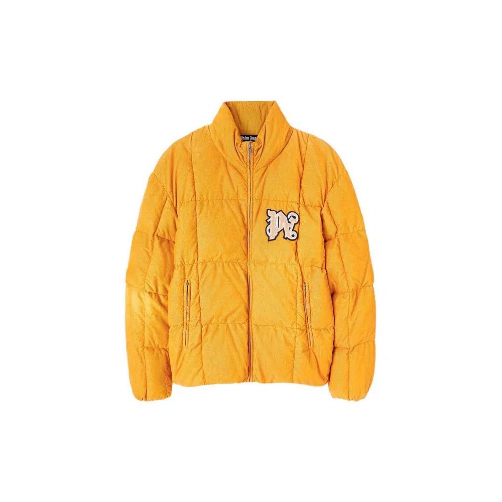 Верхняя одежда Palm Angels Monogram Corduroy Down Jacket 'Light Orange' 1