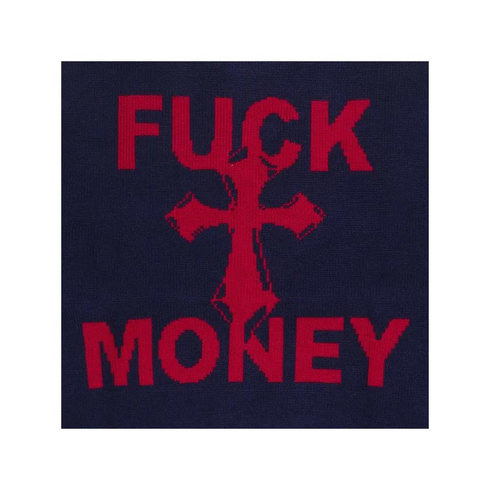 Свитера Supreme Fuck Money Sweater 'Navy' 3