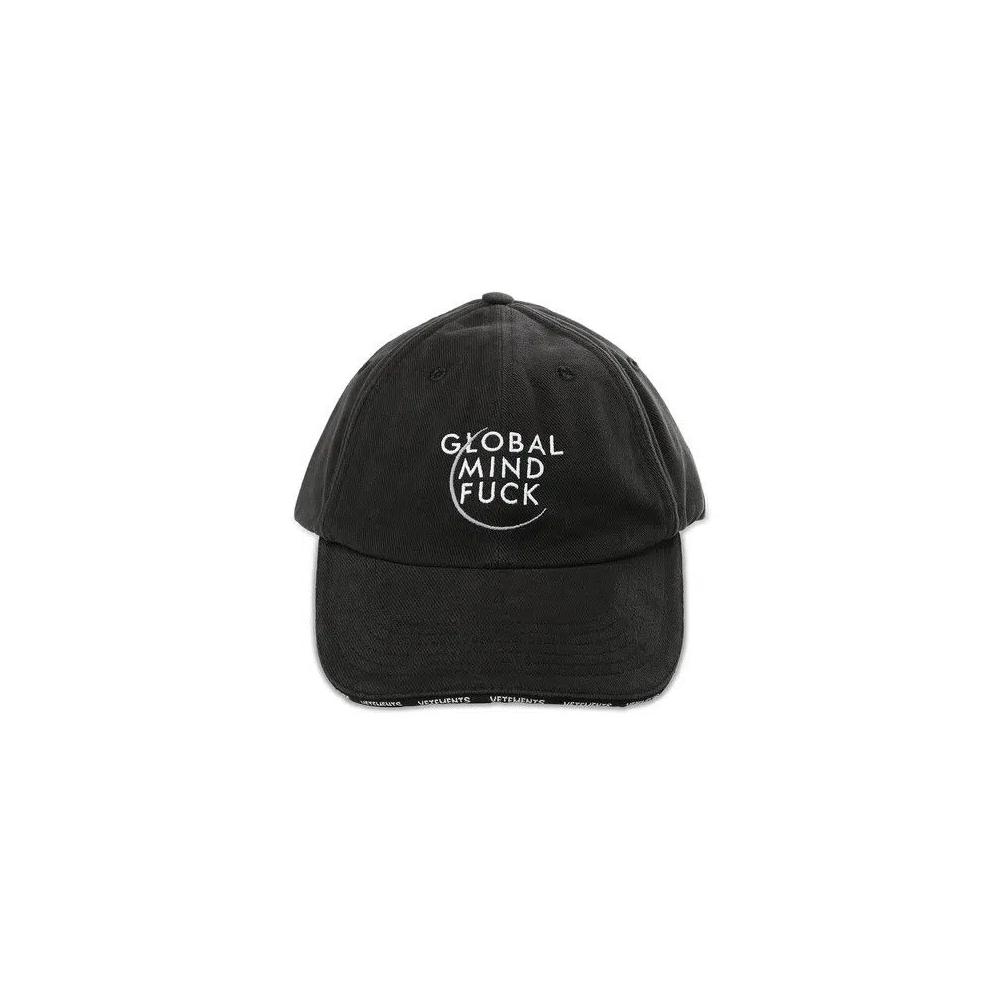 Бейсболки Vetements Global MF Cap 'Черный' 1