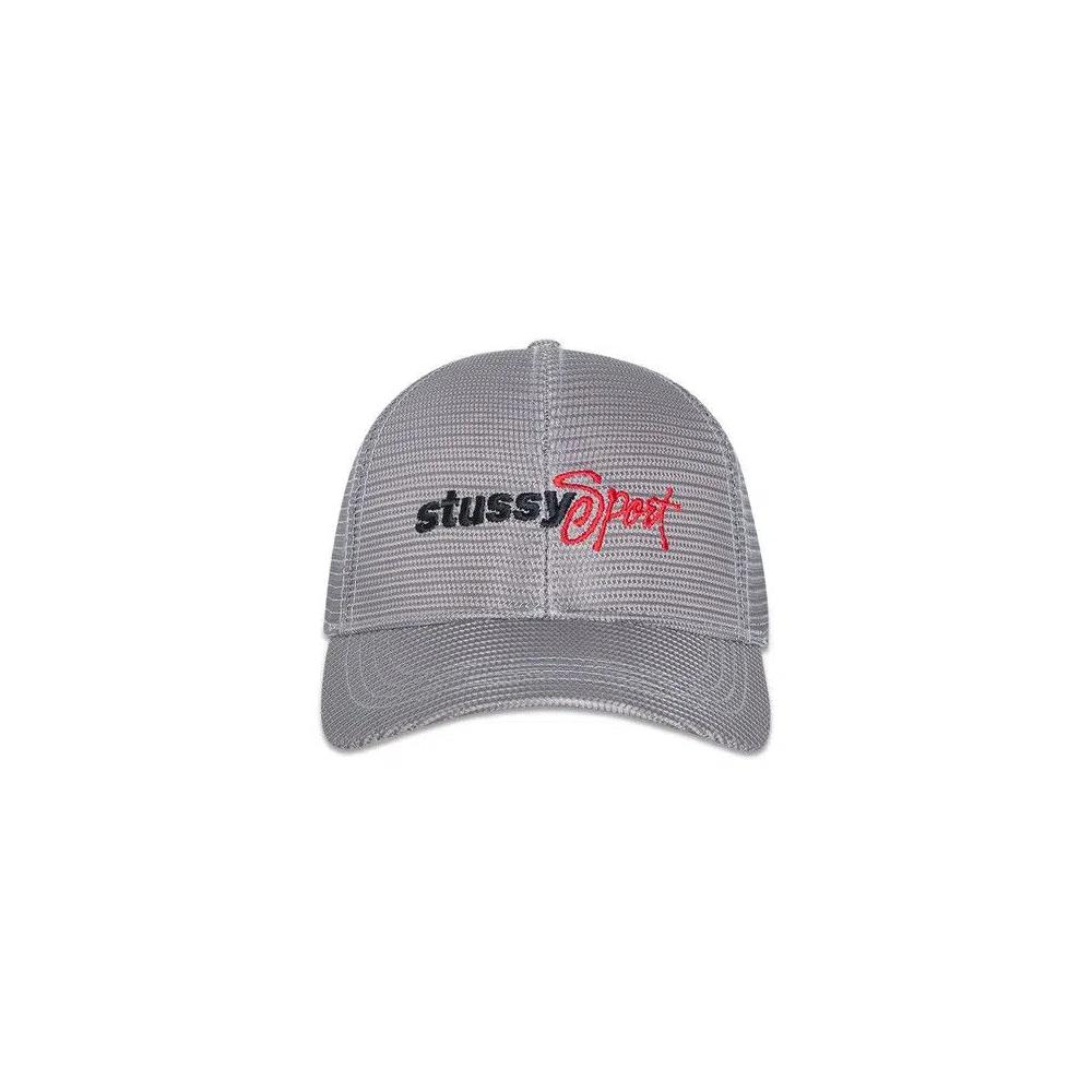 Бейсболки Stussy Mid-Depth Sport Mesh Snapback 'Grey' 1