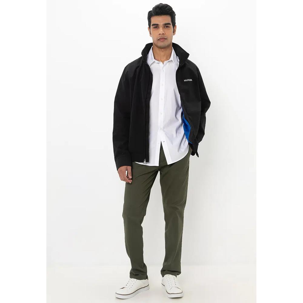 Оксфордская однотонная рубашка с коротким рукавом - Tommy Mainline 4