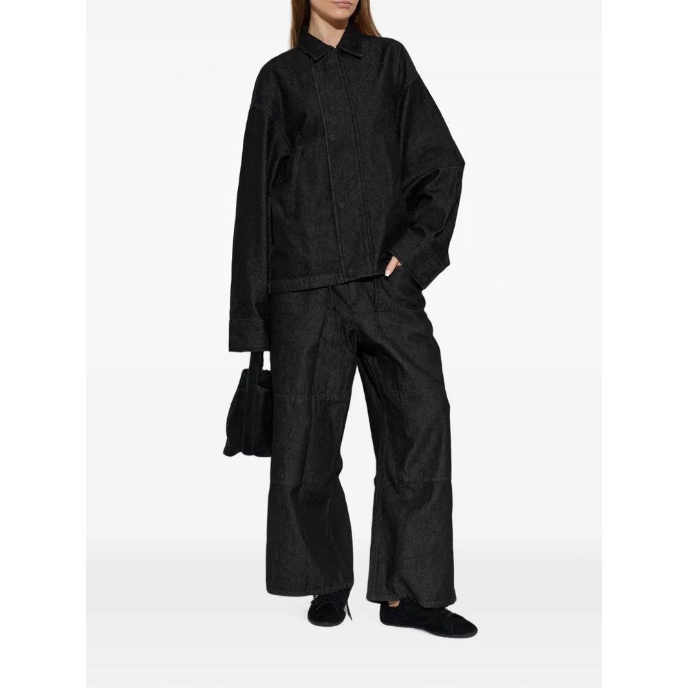 x Yohji Yamamoto button-detail wide-leg jeans 2