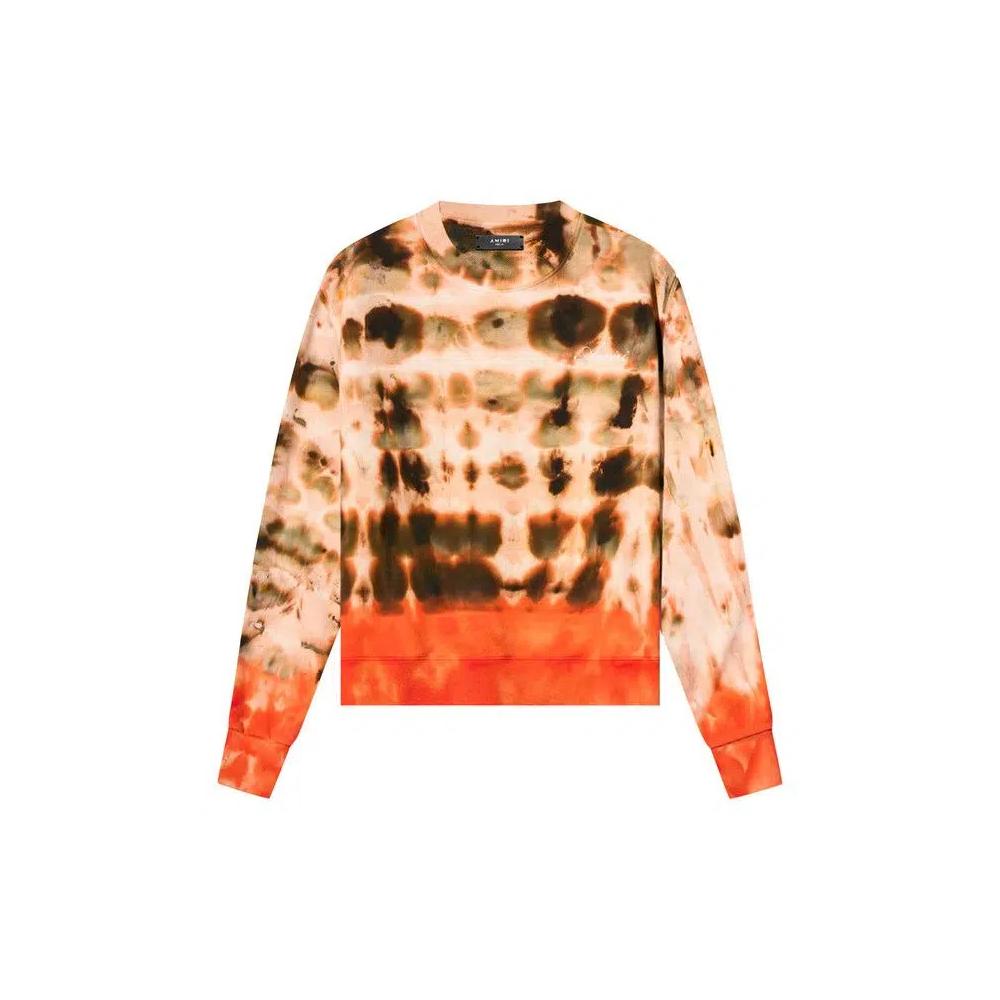 Свитшоты Amiri Tie Dye Crew Sweatshirt «Orange» 1