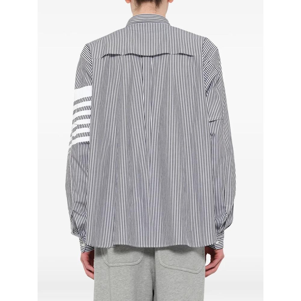 printed striped organic cotton shirt 7