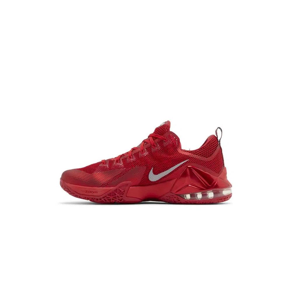 Кроссовки Nike LeBron 12 Low «Университетский красный» 3
