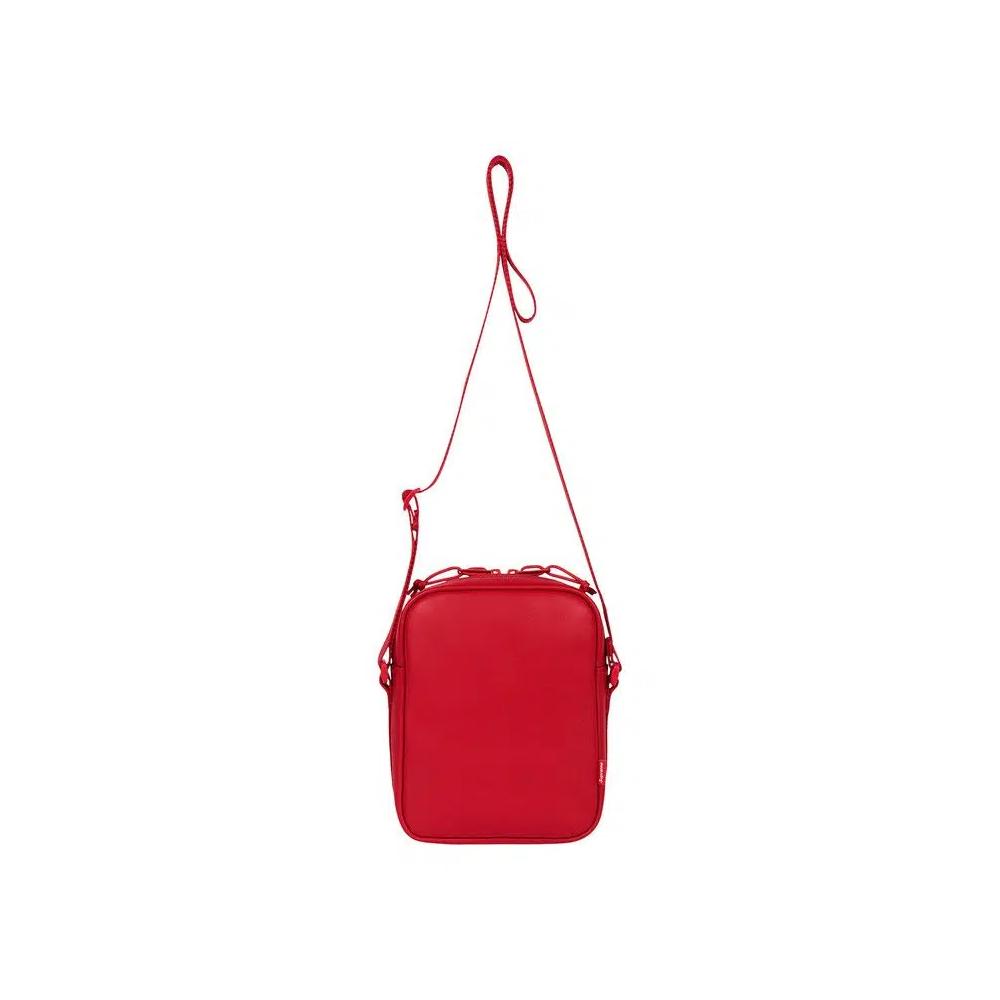 Сумки через плечо Supreme Leather Shoulder Bag 'Red' 2