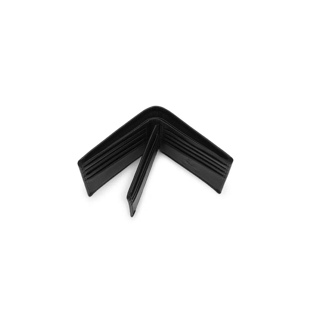 Мужской натуральная кожа RFID-блокирующий кошелек-фортуна - Черный 4