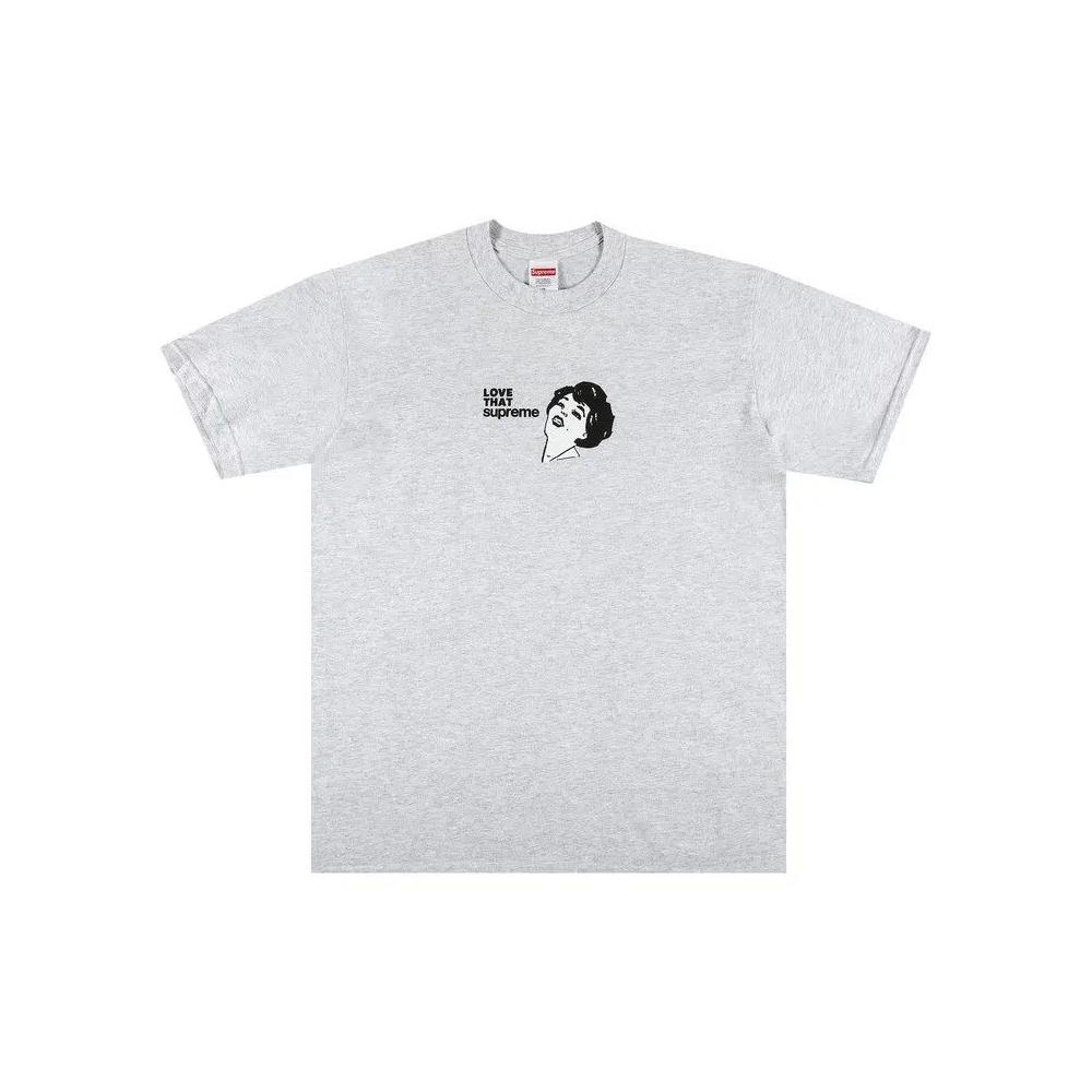 Футболки Supreme Love That Tee 'Ash Grey' 1
