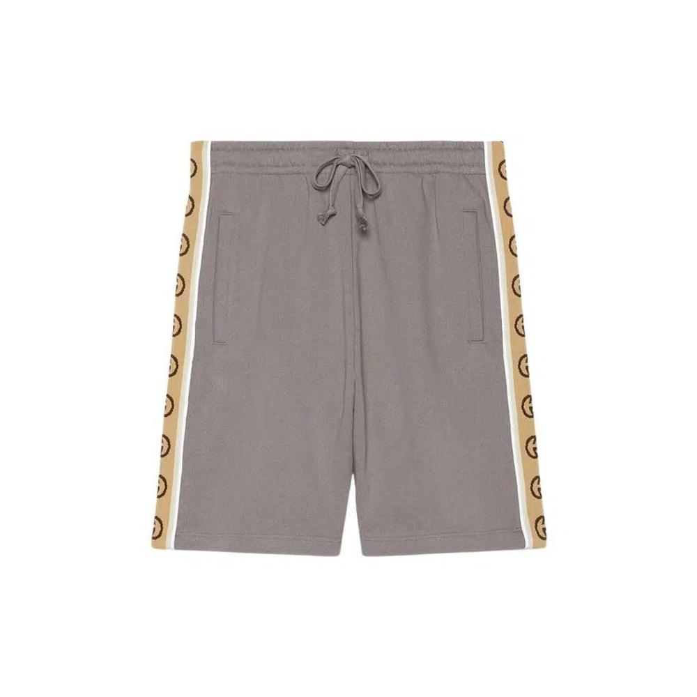 Низ Gucci Cotton Jersey Shorts «Дымчато-серый» 1
