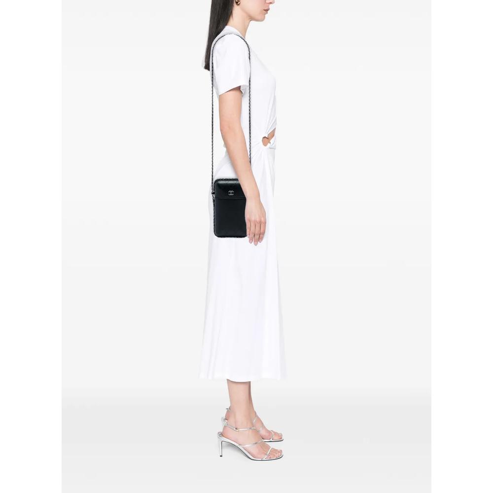 Сумка через плечо Quilted Lambskin Chain Around Phone Holder с логотипом CC (2019 год) 2
