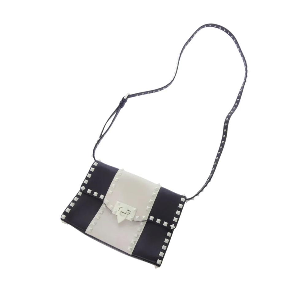 Сумка через плечо Colorblock Rockstud Flip Lock среднего размера (2010-2025 годы) 2