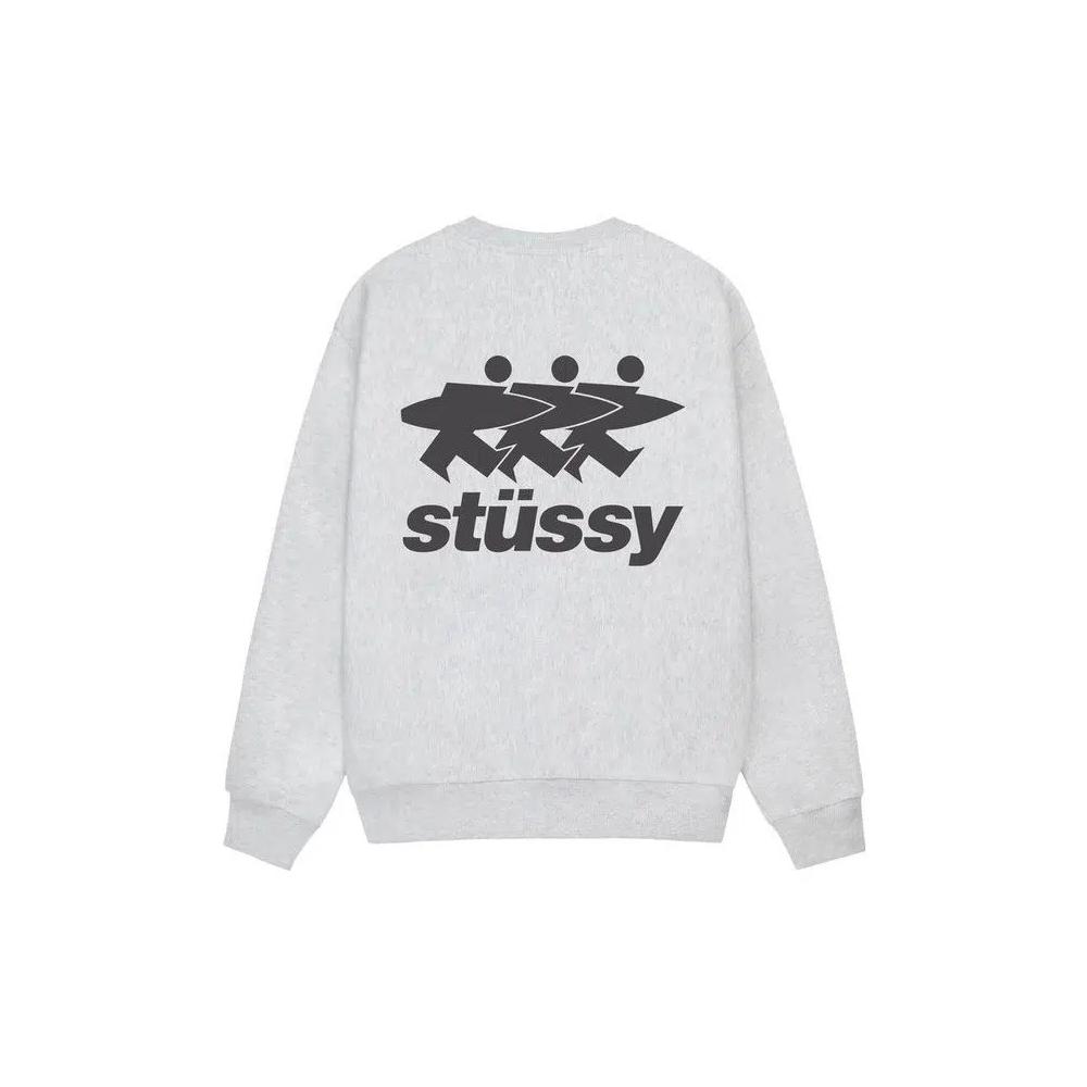 Свитшоты Stussy Surfwalk Crew 'Ash Heather' 2