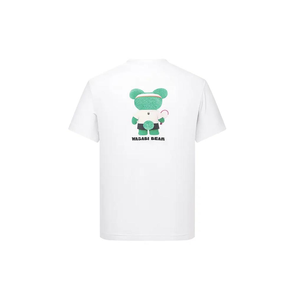K-SWISS X WASABI BEAR УНИСЕКС СВОБОДНАЯ ФУТБОЛКА С ЛОГОТИПОМ 7