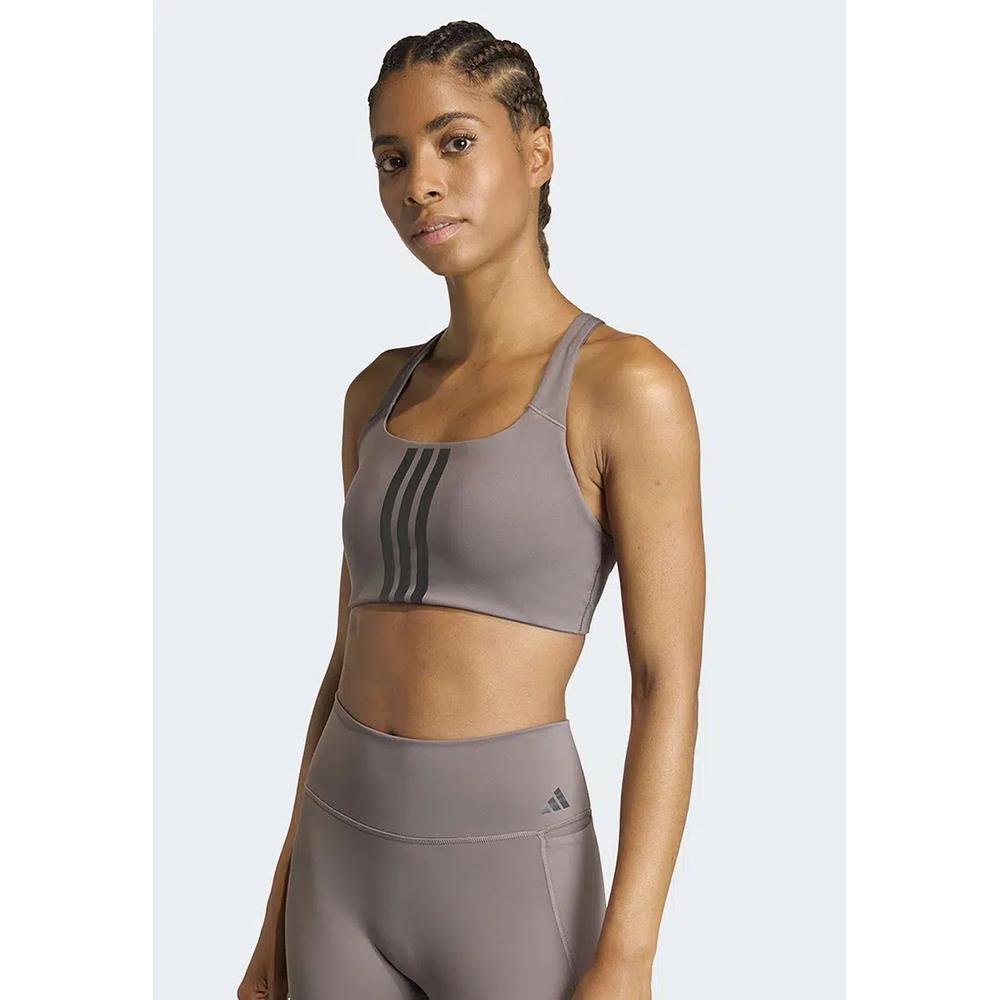 Спортивный бюстгальтер Optime Workout 3-Stripes средней поддержки 1