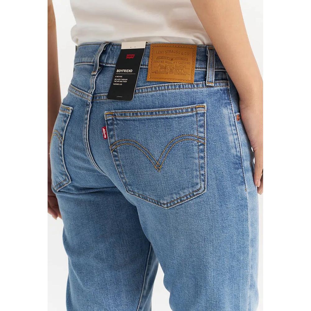 Женские джинсы Levi’s® Boyfriend средней посадки зауженные 2