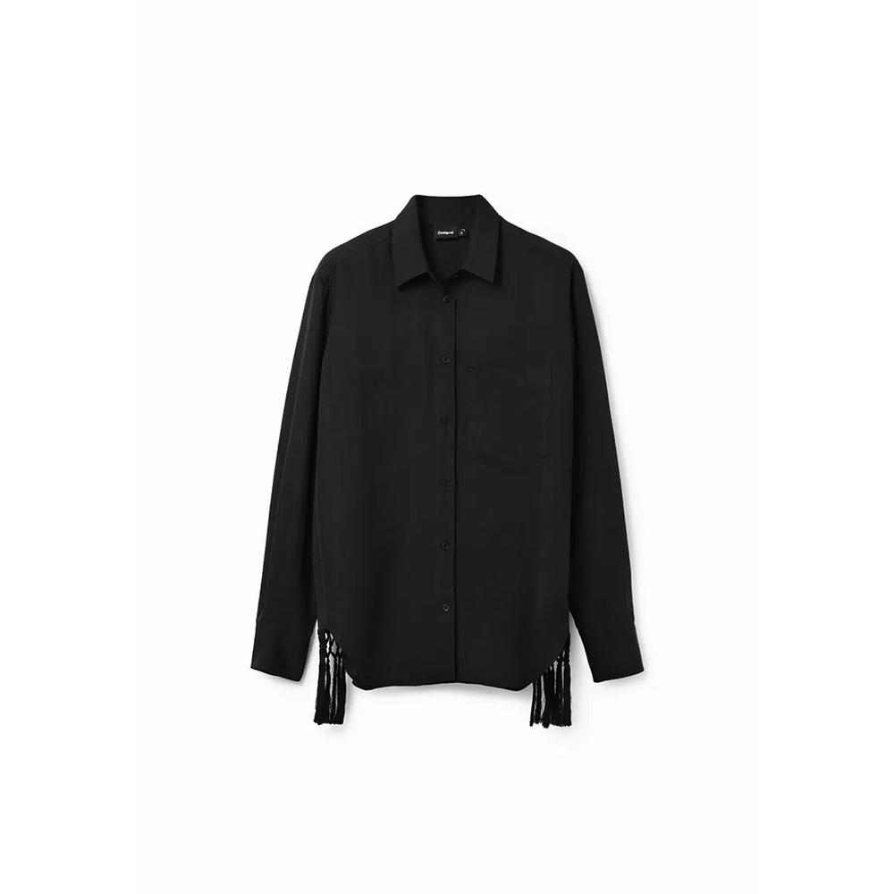 Desigual Женская oversize рубашка с макраме 5