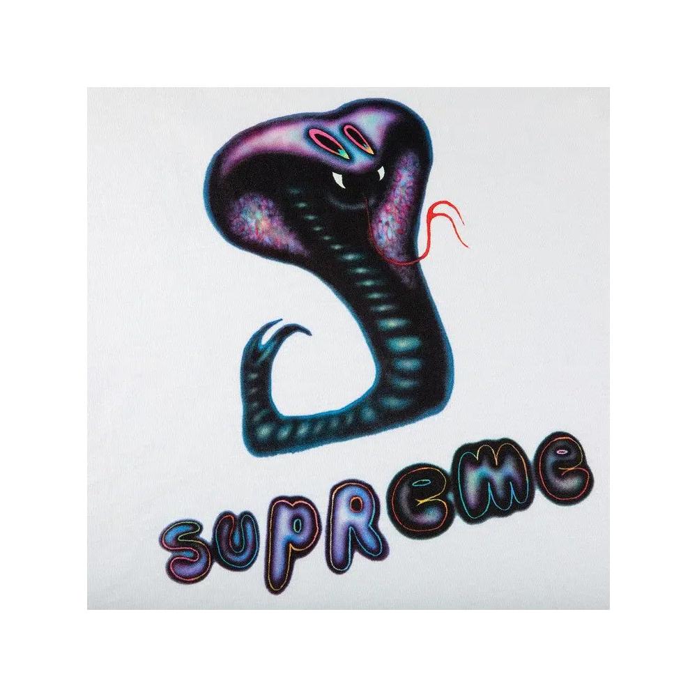 Футболки Supreme Snake Tee 'White' 2