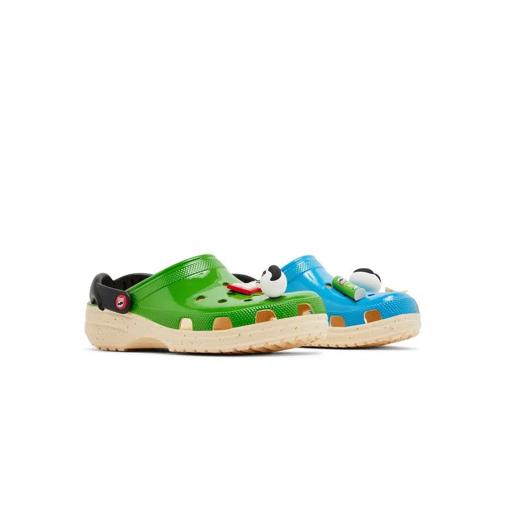 Клоги Pringles x Crocs Classic Clog 'Green Blue' 8