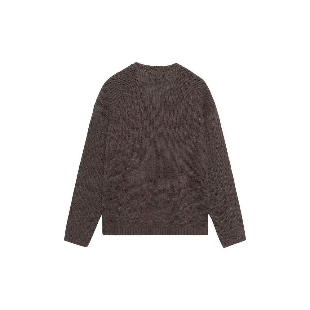 Свитера Stussy Embroidered V Neck Logo Sweater 'Brown' 2