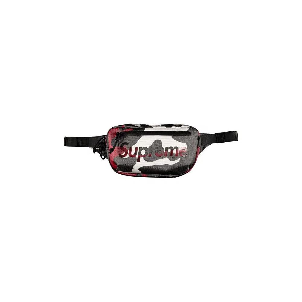 Поясные сумки Supreme Waist Bag 'Red Camo' 1