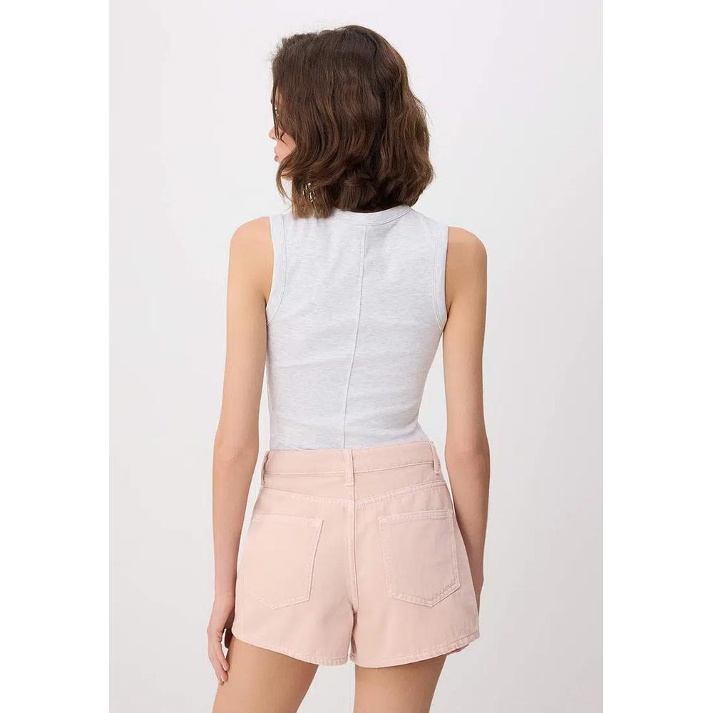 Розовые супер мини джинсовые пляжные шорты Twoss26Sr168 2