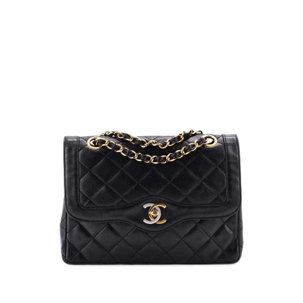 Two Tone CC Flap Bag Quilted Lambskin Small crossbody bag 1