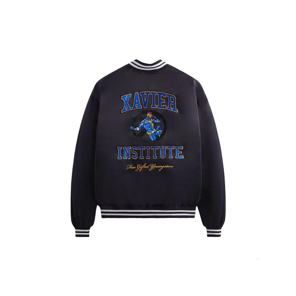 Бомберы Kith For X-Men Cyclops Satin Bomber Jacket 'Ink' 2