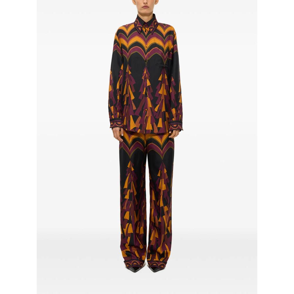 Baiadera print silk pants 2