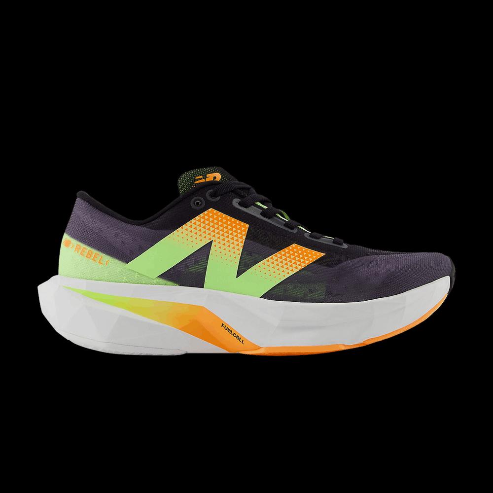 Кроссовки New Balance Wmns FuelCell Rebel v4 'Черный Белый Персиковый' 1