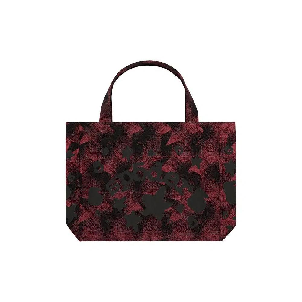 Сумки-тоут Sp5der Beluga Plaid Tote 'Черный' 2