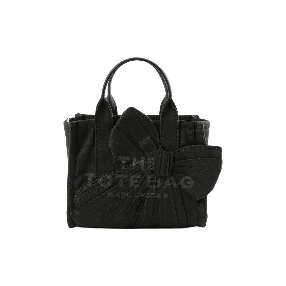Сумки-тоут Marc Jacobs The Oversized Bow Canvas Crossbody Tote Bag 'Black' 1