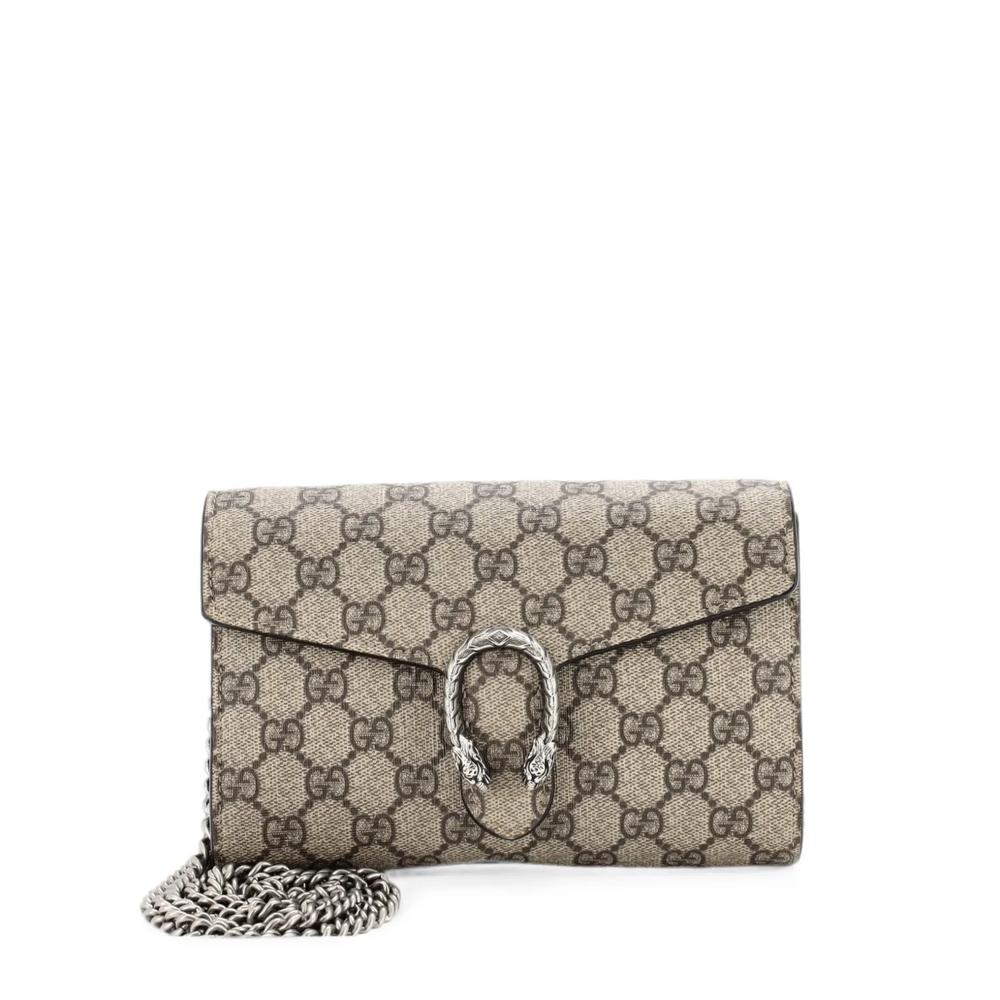 Маленькая сумка через плечо Dionysus Chain Wallet GG Coated Canvas 1