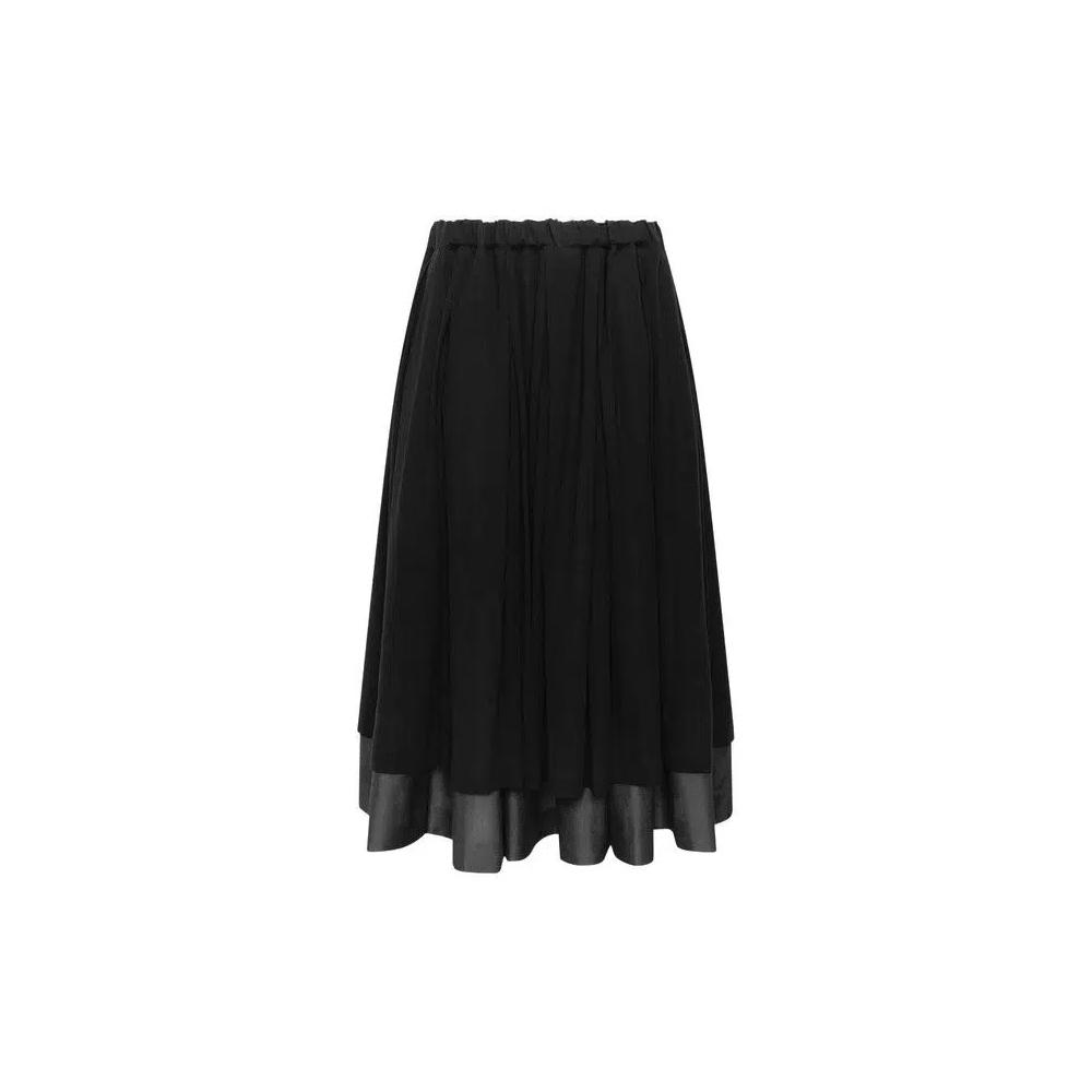 Юбки Comme des Garçons Layered Hem Skirt 'Черный' 1