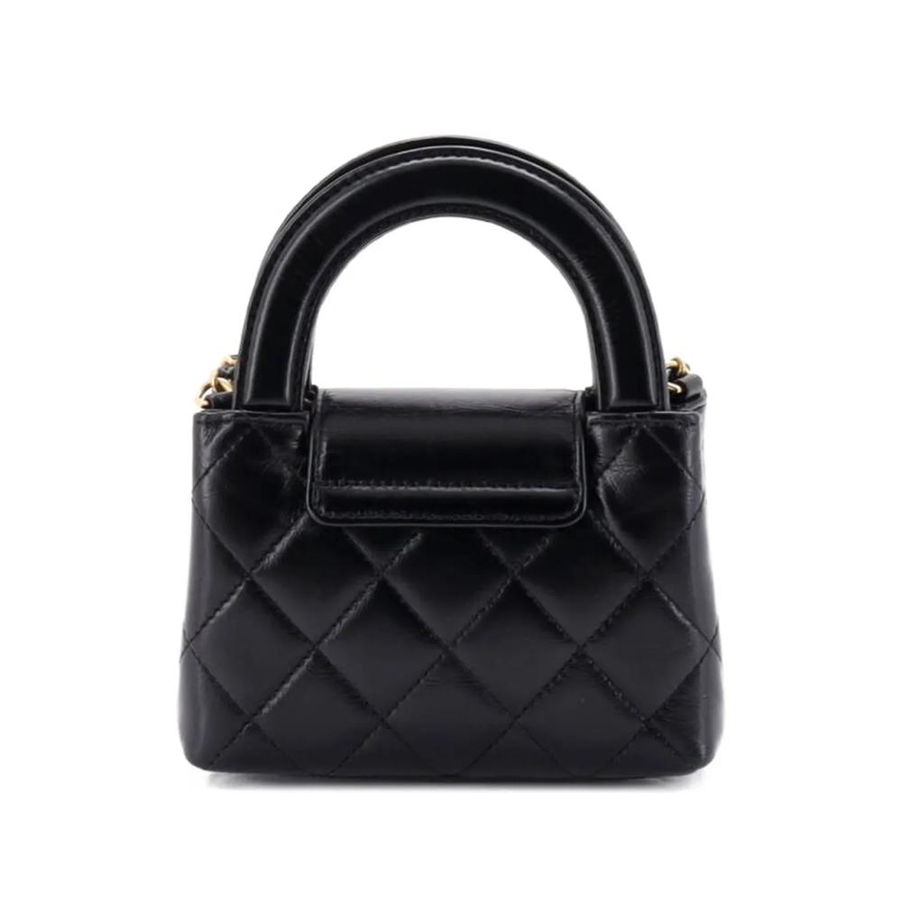 Стеганая сумка через плечо Kelly Top Handle Shopping Bag 2