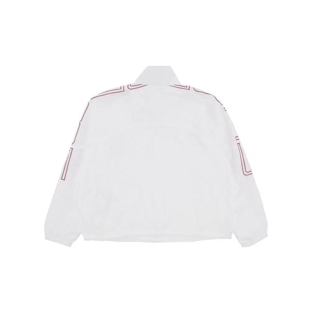 Трековые куртки Supreme Spellout Embroidered Track Jacket 'White' 2