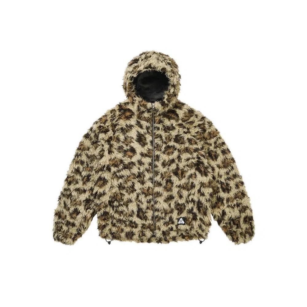 Куртки Palace Furry Fleece Jacket 'Леопард' 1