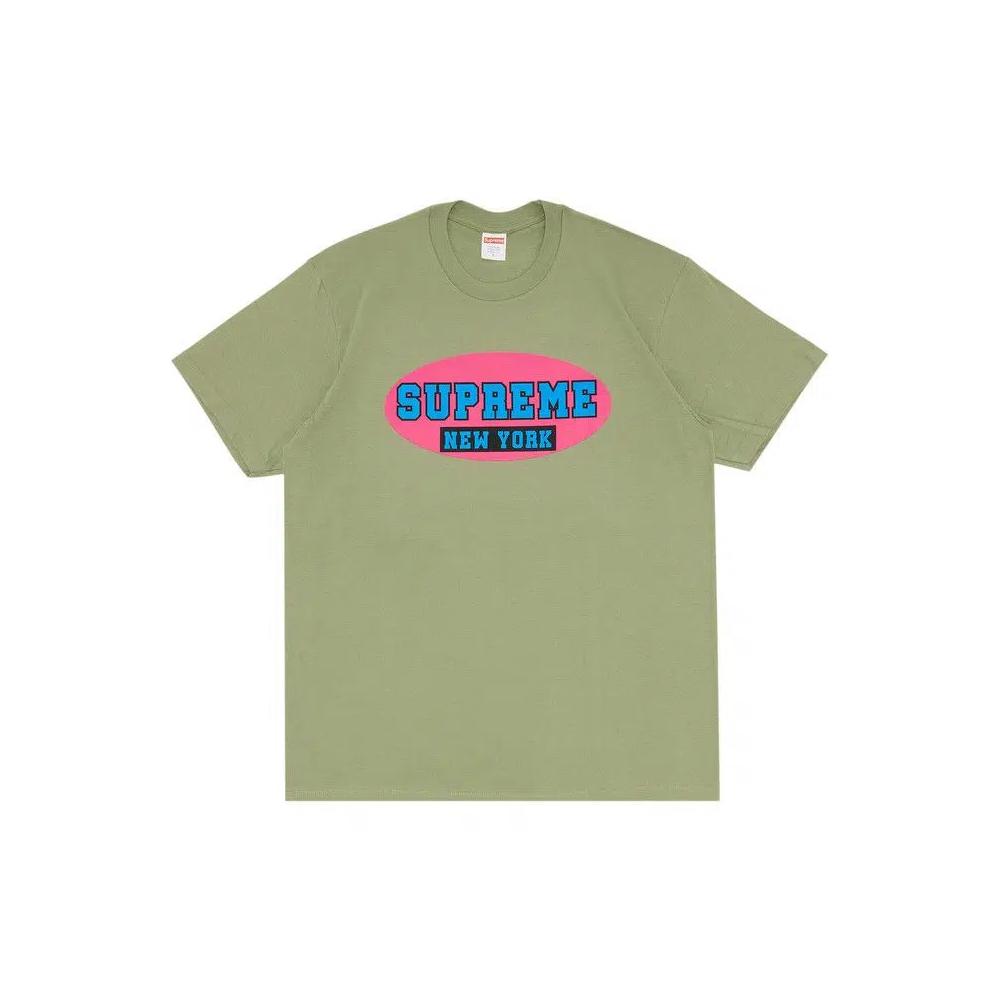 Футболки Supreme New York Tee 'Light Olive' 1