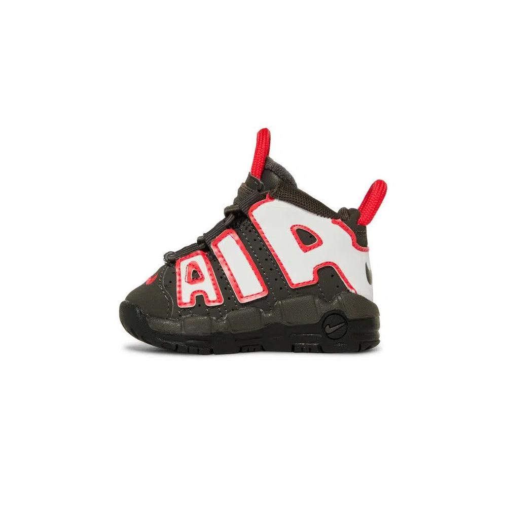 Кроссовки Nike Air More Uptempo TD 'Medium Ash Siren Red White' 3
