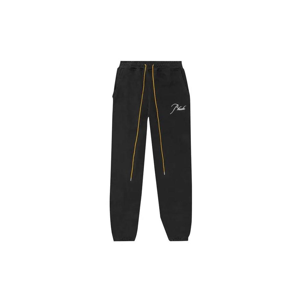 Спортивные штаны Rhude Трикотажные спортивные штаны 'Vintage Black' 1