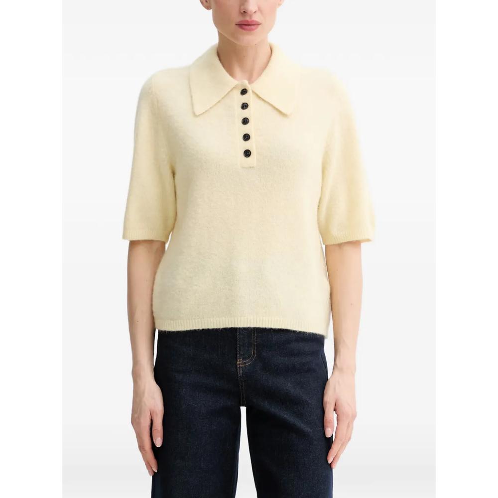 GZalpha buttoned polo top 1