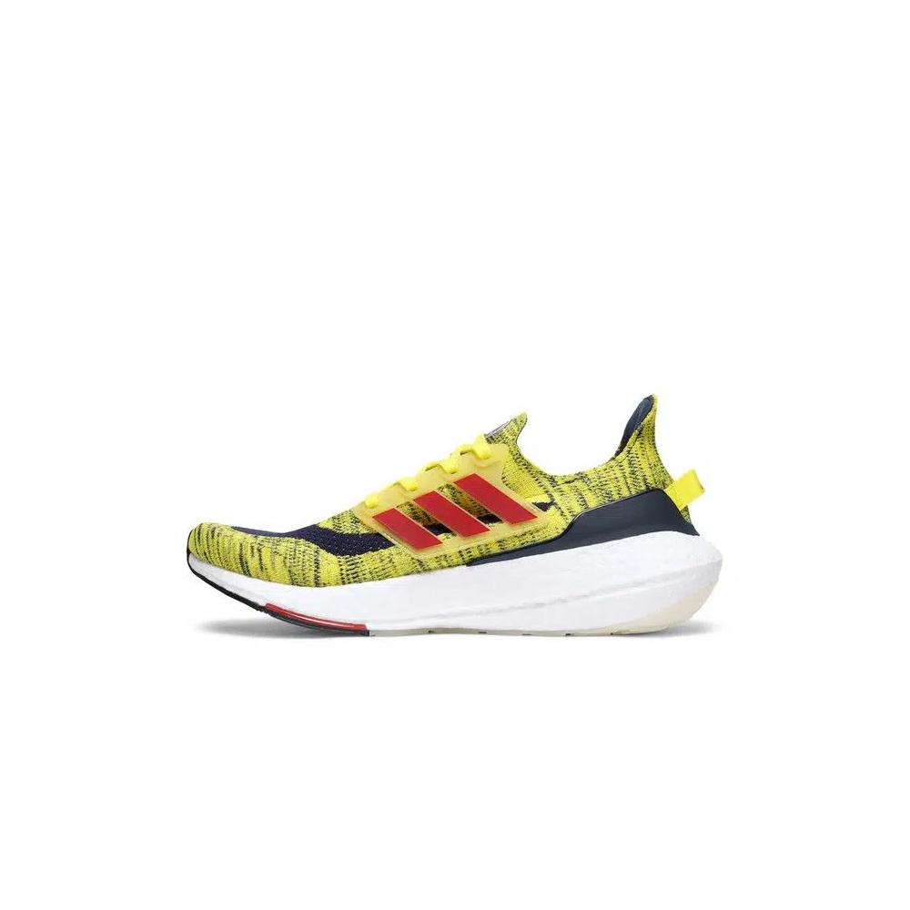 Кроссовки Adidas UltraBoost 21 'Bright Yellow Navy' 3