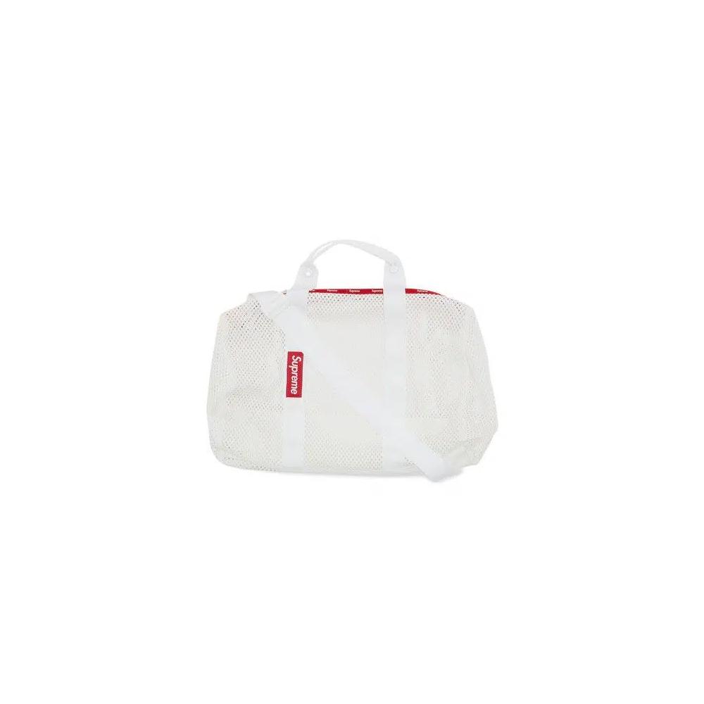 Сумки-дафл Supreme Mesh Duffle Bag 'White' 1