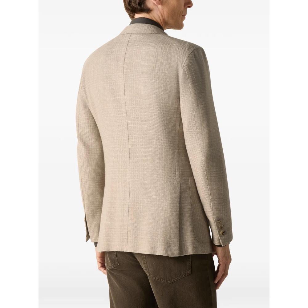 light beige cashmere silk and linen jacket 4