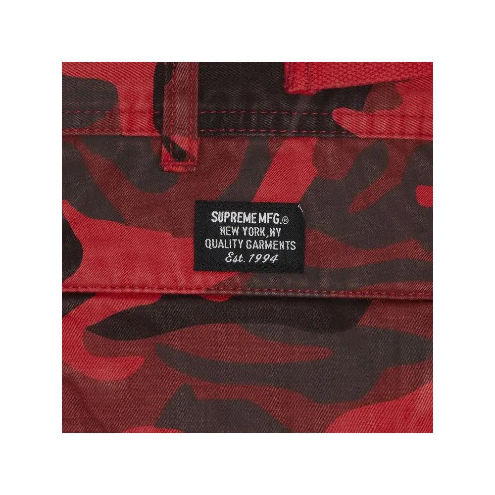 Карго-штаны Supreme Cargo Pant «Red Camo» 3