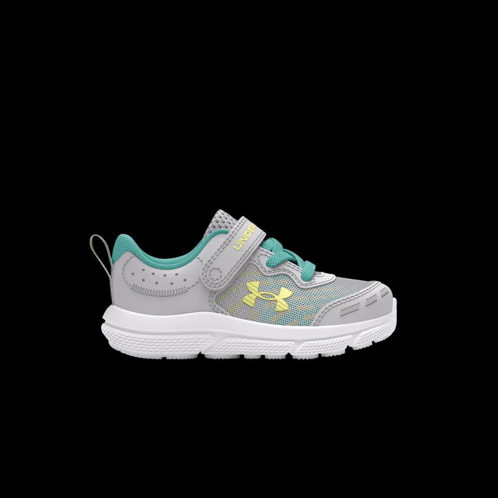 Кроссовки Under Armour Assert 10 AC TD 'Halo Grey Sonic Yellow' 1