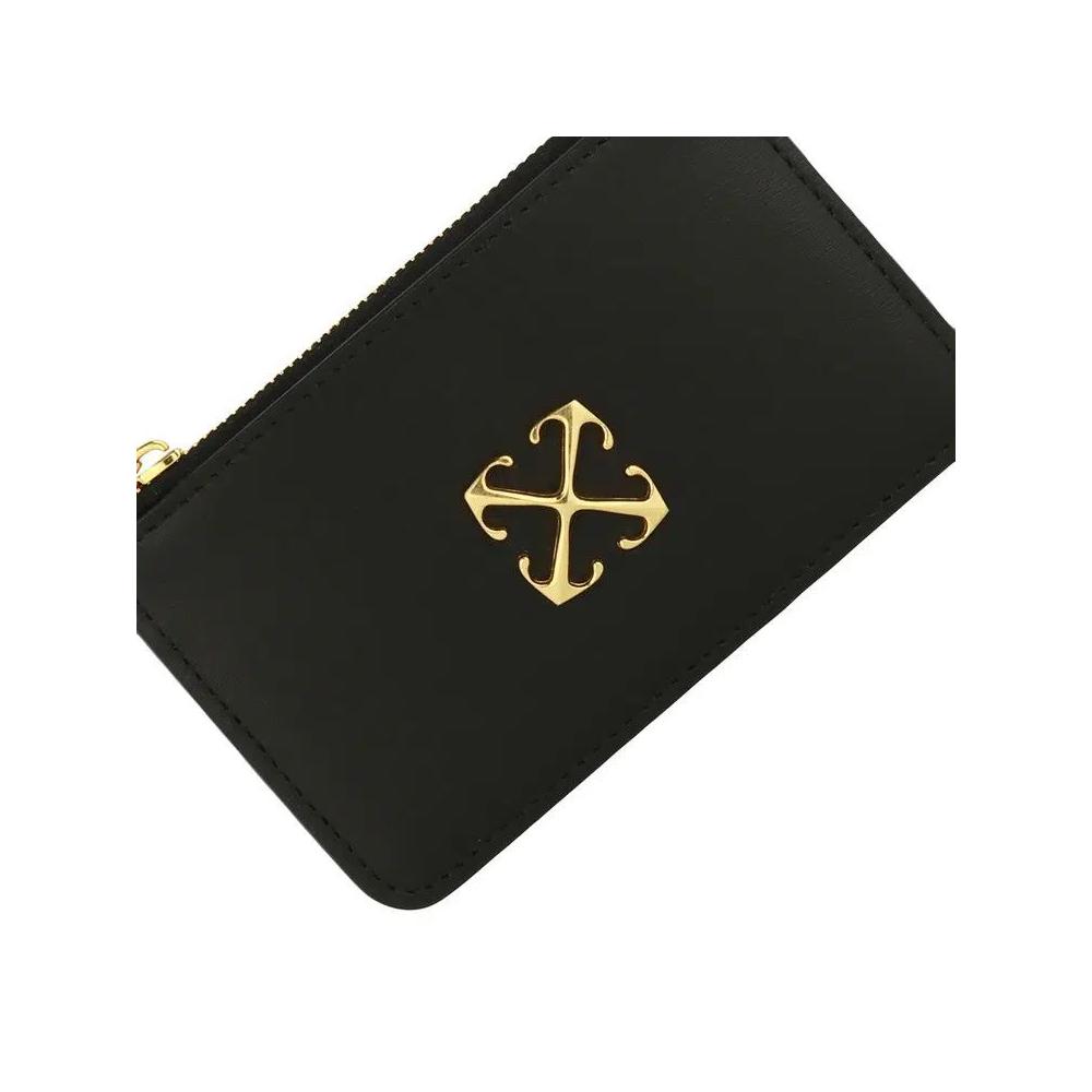 Кошельки Off-White Jitney Arrows Plaque Leather Wallet 'Black' 3