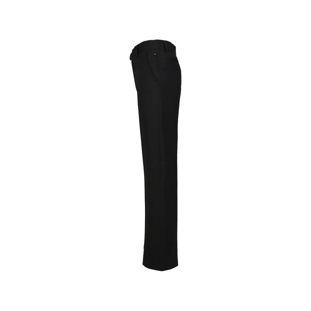 zip-detail tailored trousers 3