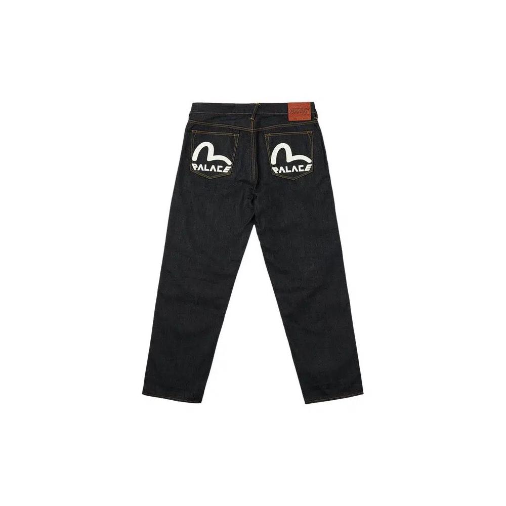 Джинсы Palace x Evisu 2008 Classic Seagull Denim Jean 'Indigo Raw' 2