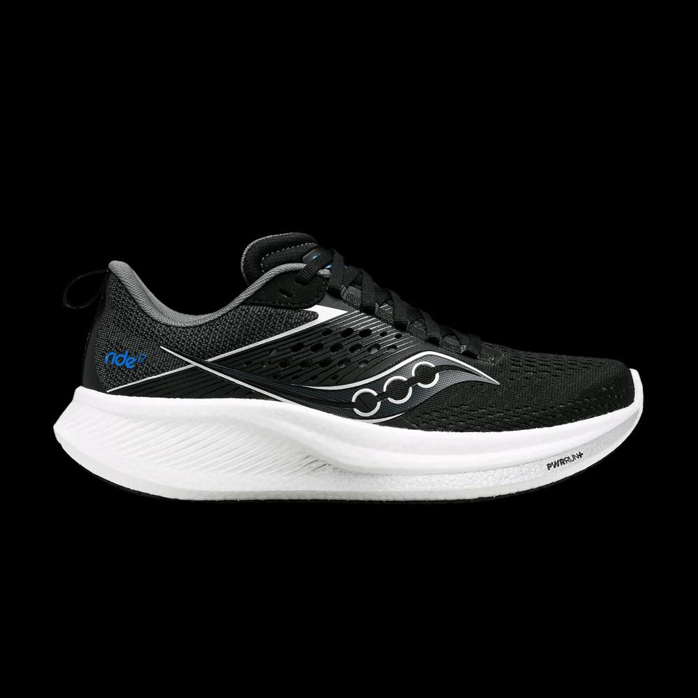 Кроссовки Saucony Wmns Ride 17 'Black White' 1