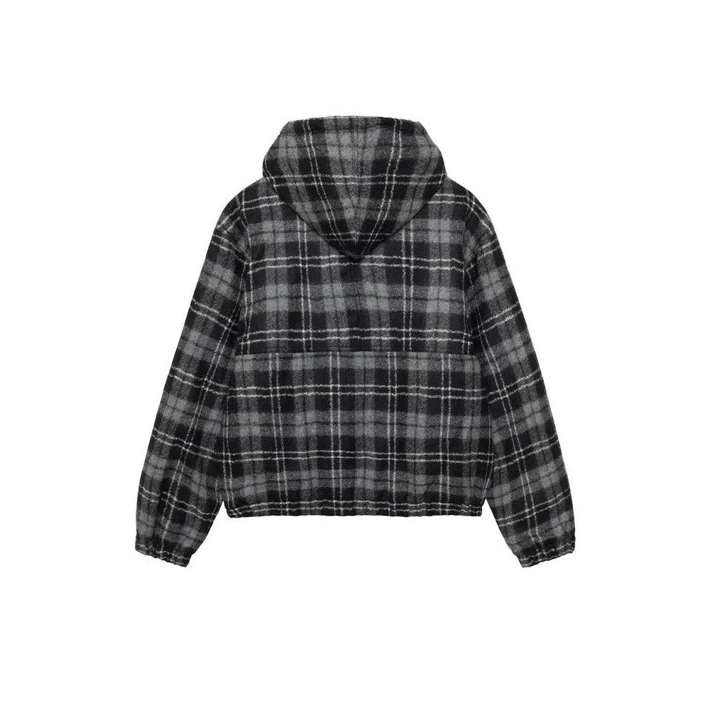 Верхняя одежда Stussy Work Jacket Wool Plaid «Угольный» 2